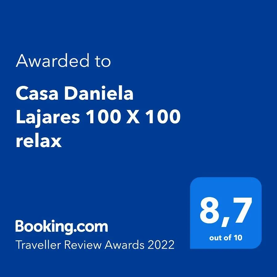 Holiday home Casa Daniela Lajares 100 X 100 Relax-Glasfaser Spain